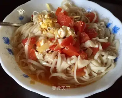 Tomato eggs for noodles