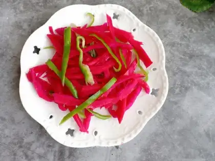 Frozen dragon-fruit