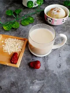 Red dates oatmeal