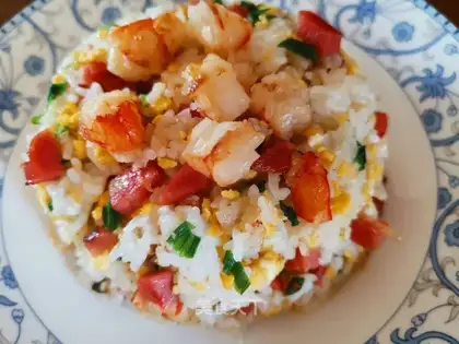 Shrimp egg fried rice