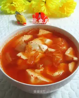 Pickle tofu soup