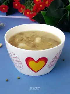 Lily green bean congee