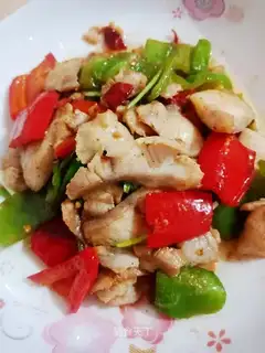 Cream pepper fried fish
