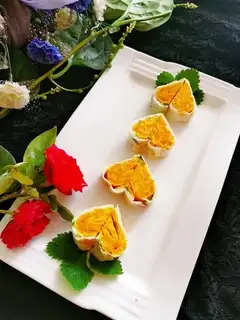 Pumpkin egg rolls