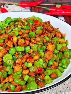 Meat and beans