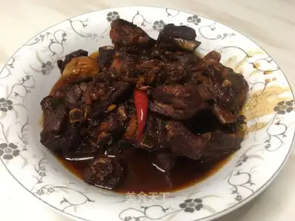 Red burn ribs