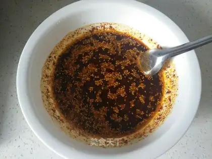 Secret red oil