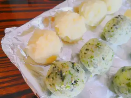 Double potato ball
