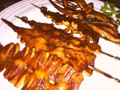 Roasted squid