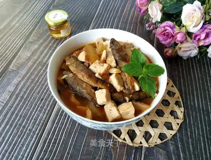 Fish tofu melon sauce
