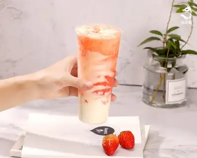 Strawberry peach yogurt