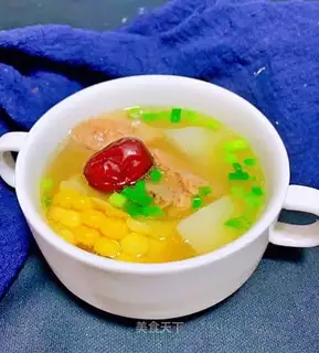 radish corn ribs soup