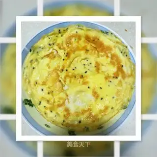 Black sesame eggcake
