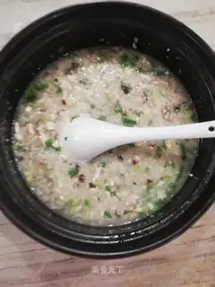 Chicken mushroom congee
