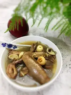 Old pigeon green bean soup