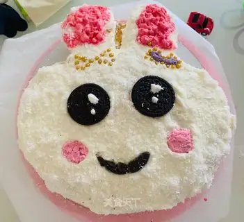 Coconut rabbit cake