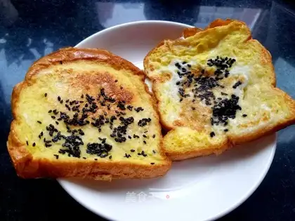 Sesame egg toast