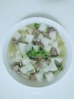Clean up the beef radish