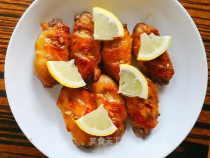 Lemon chicken wings