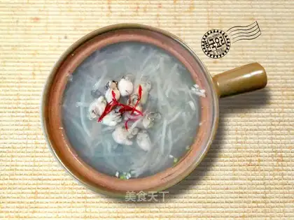 Oyster radish soup