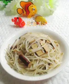 Egg-dry green bean sprouts