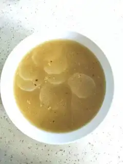 White radish steak soup