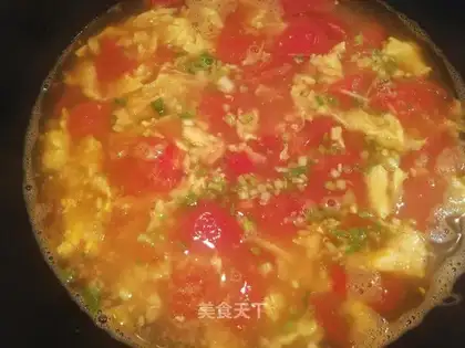 Tomato egg soup