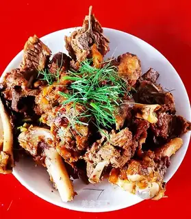The lamb's spine