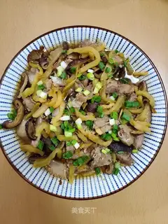 Flaming mushrooms