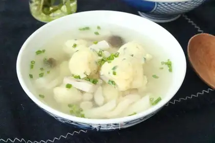 Meatball mushroom soup