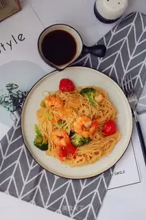 Shrimp pasta