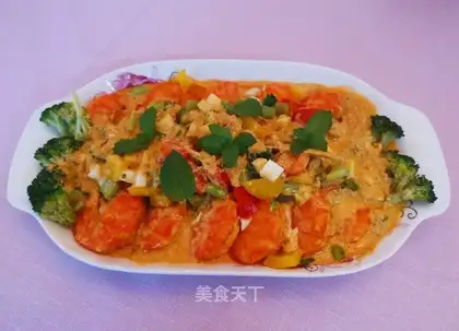 Improved Thai curry shrimp