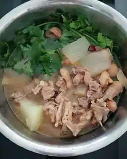Roasted duck soup
