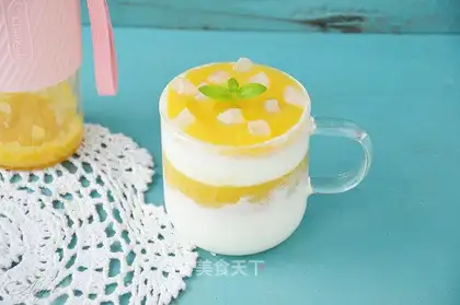 Peach yogurt