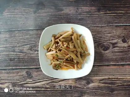 Barbecue apricot mushroom