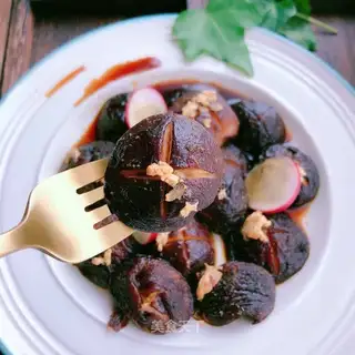 Garlic roast mushrooms