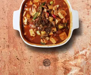 Snow-cooked chicken farmer soup