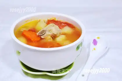 ♪ Blue radish potato soup ♪