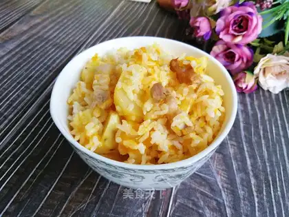 Pumpkin potato rice