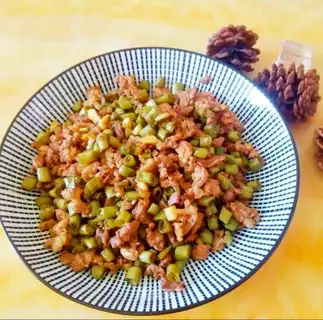 Sour bean fried meat