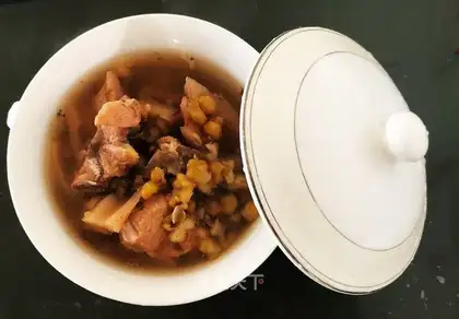 The green bean soup