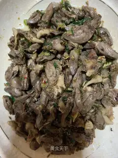 Ridiculous barbecued chicken heart