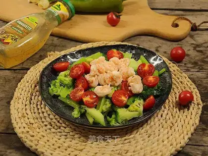 Shrimp vegetable salad