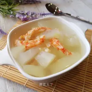 Shrimp dry melon soup