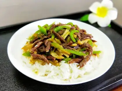 Squeeze beef caps for food