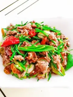 Creamed beef