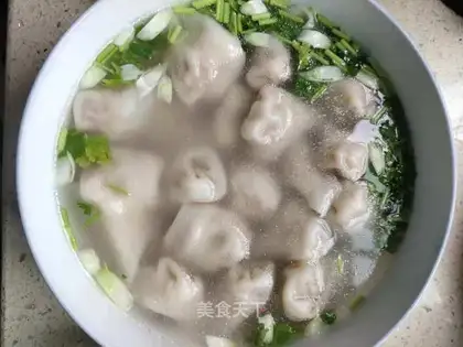 Golden pins and mushrooms and meat