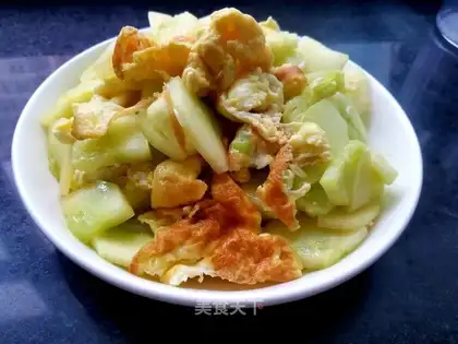 Stupid cucumber fried eggs