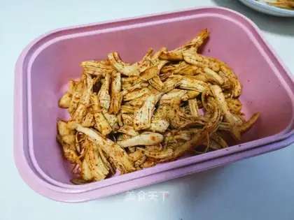 Spicy chicken silk