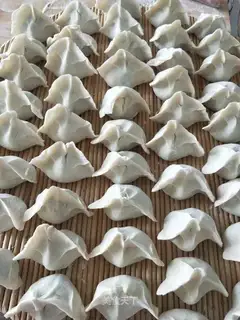 Cream and egg dumplings